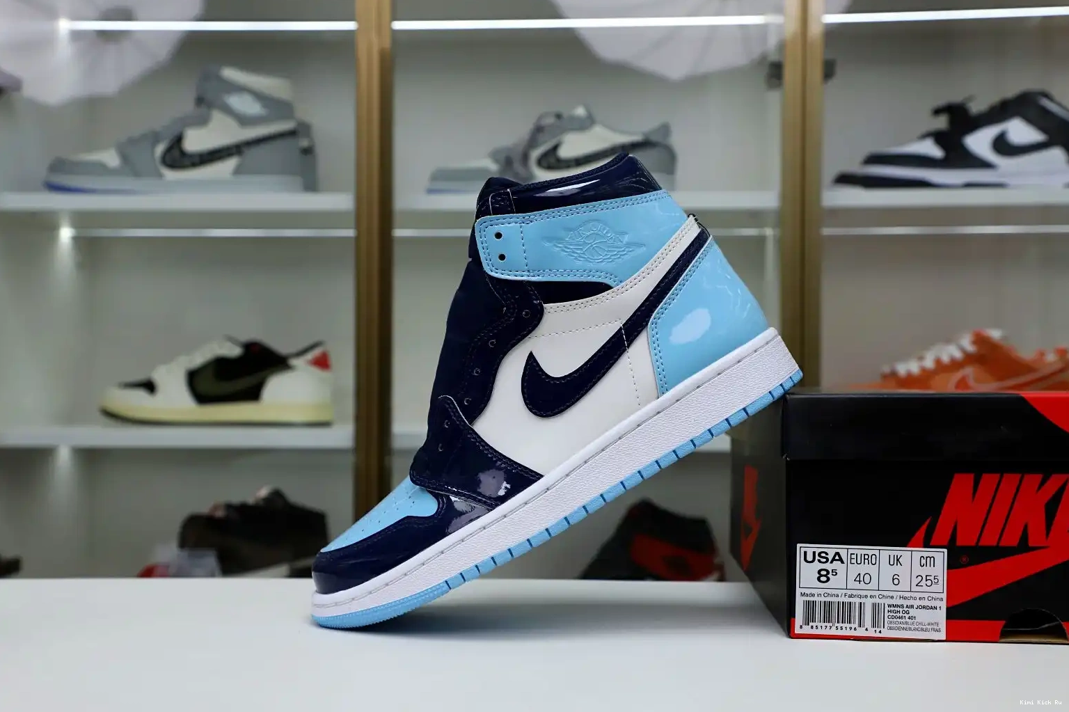 1 RETRO HIGH WMNS AIR 'BLUE JORDAN CHILL' OG Kimikick 0724